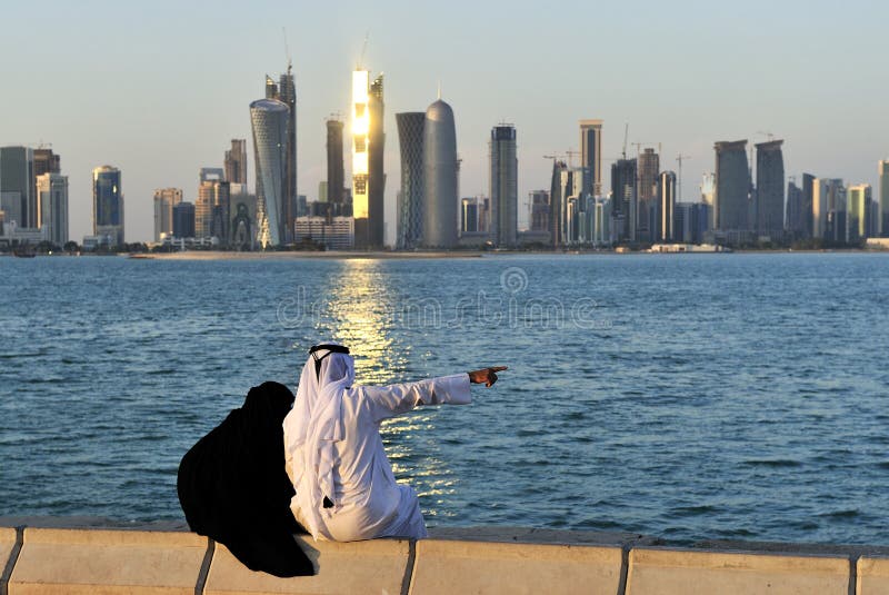 Doha Qatar obraz stock
