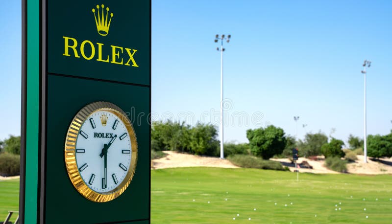 rolex golf clock