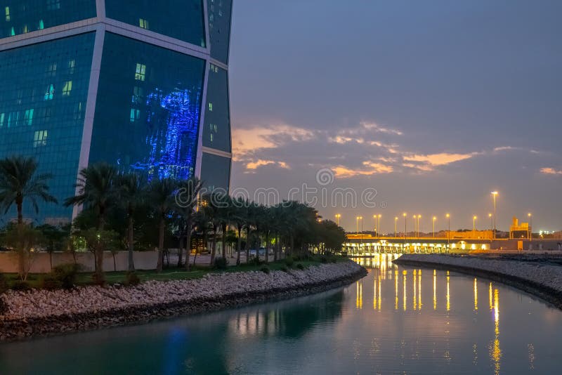 West Bay Lagoon Development Stock Photo Image of doha, lagoon 19275436