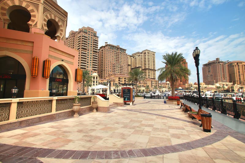 Doha ,Qatar November 15 ,2018 the PearlQatar is One of the Largest