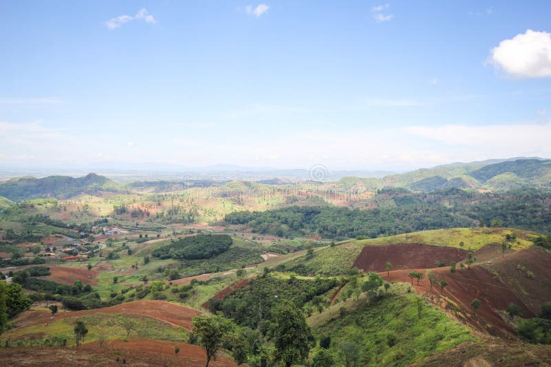 Doi Mae Salong, Chiang Rai Ταϊλάνδη στοκ εικόνα με δικαίωμα ελεύθερης χρήσης Doi Mae Salong, Chiang Rai Ταϊλάνδη στοκ εικόνα με δικαίωμα ελεύθερης χρήσης