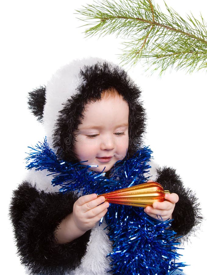 Doigt et cadeau de fête, avant des cristmas photos stock Doigt et cadeau de fête, avant des cristmas photos stock