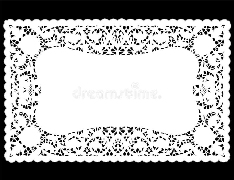 Vintage lace place mat for sewing, celebrations, arts, crafts, cake decorating and setting table. Copy space. EPS8 compatible. Vintage lace place mat for sewing, celebrations, arts, crafts, cake decorating and setting table. Copy space. EPS8 compatible.