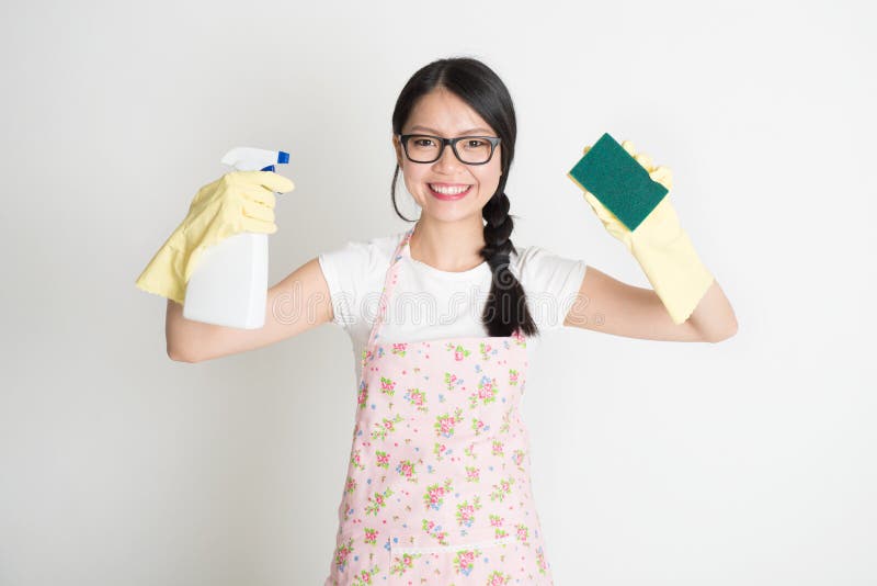 Doing house chores stock photos Doing house chores stock photos