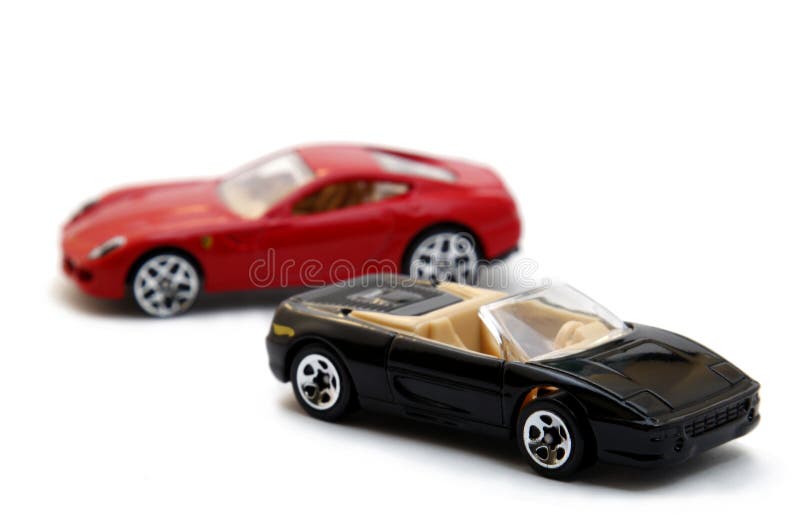 Dois carros de esportes modelo