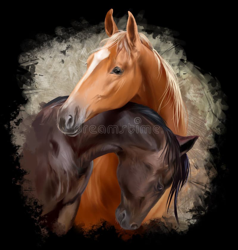 Desenho Gráfico De Cabeça De Cavalo Ilustração do Vetor - Ilustração de  branco, modelo: 112761263