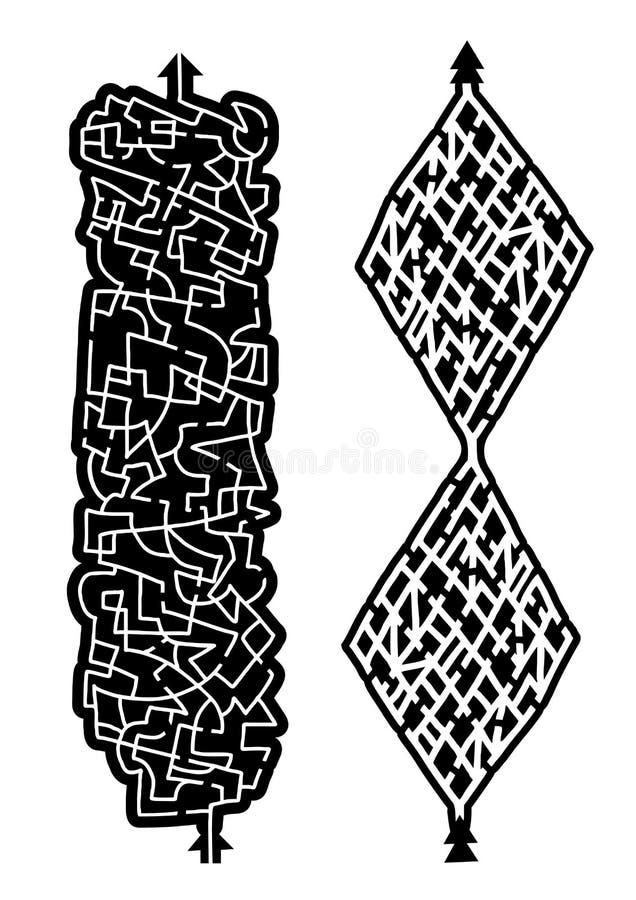 Creative design of two mazes. Creative design of two mazes