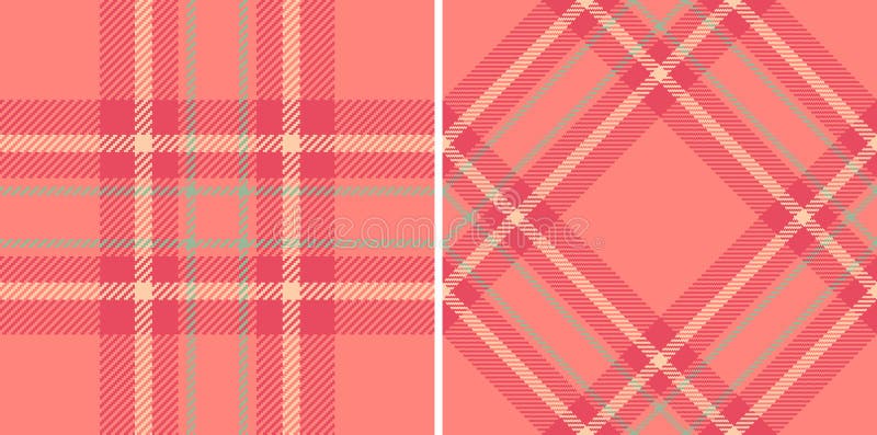 Dois padrões vibrantes de placas de coral perfeitos para a moda de design têxtil ou para o fundo da teia ilustração stock