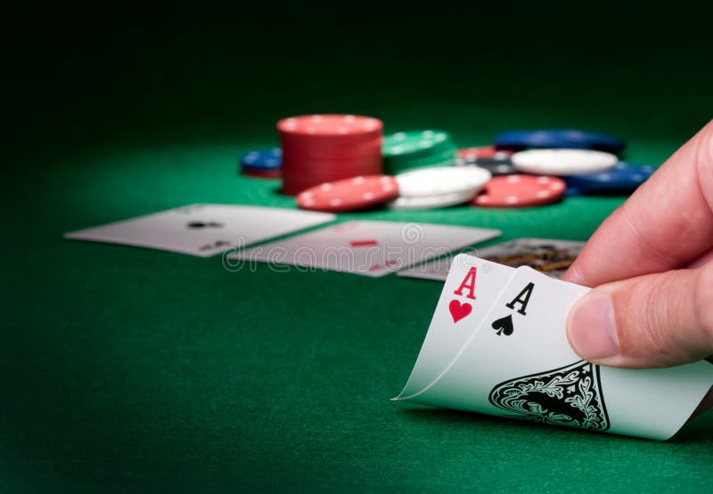 Dois ases imagens de stock royalty free