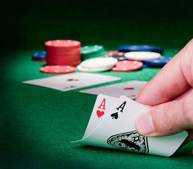 Dois ases fotografia de stock royalty free