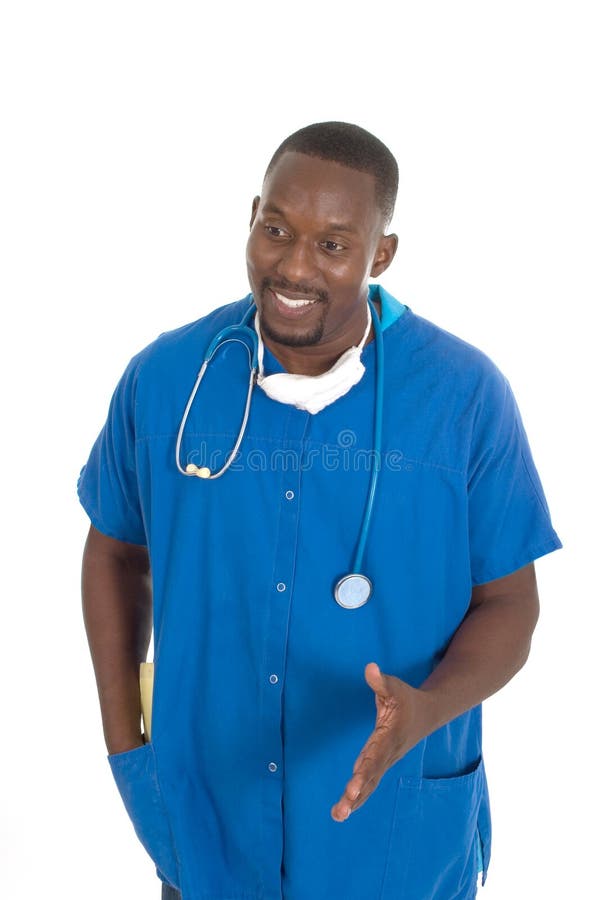 doktor 1 męska pielęgniarka fotografia stock doktor 1 męska pielęgniarka fotografia stock