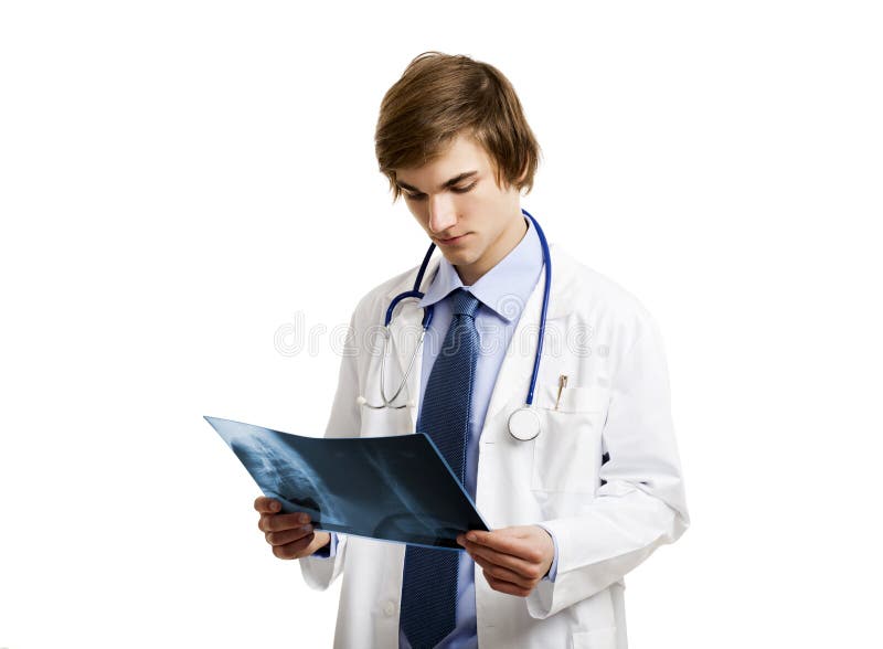 Doktor, der ein RX analysiert stockbilder Doktor, der ein RX analysiert stockbilder