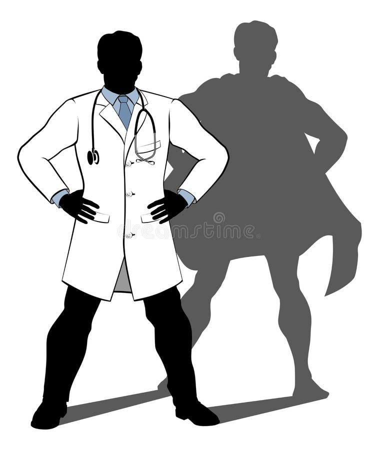 Doktor Super Hero Silhouette