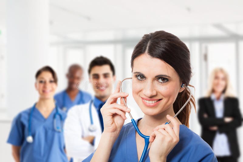 Download Doktor Und Krankenschwester, Die X-Strahl Betrachten Stockbild - Bild von patient, freundlich: 47669367