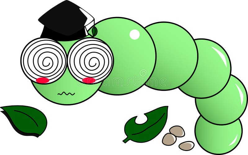 Doktorwurm vektor abbildung Doktorwurm vektor abbildung