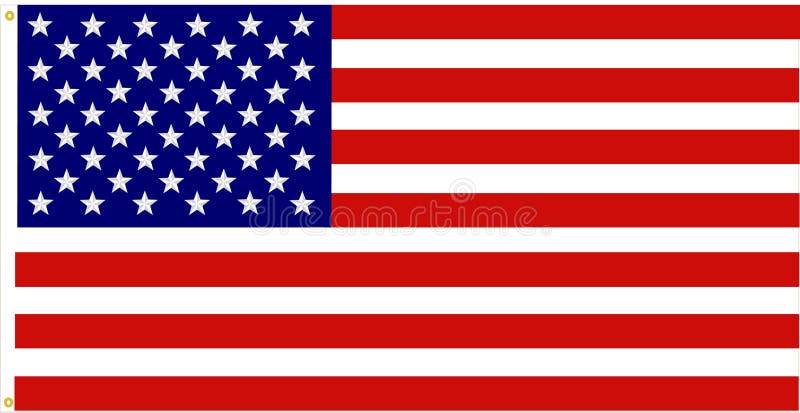 Dokładna amerykańska flaga