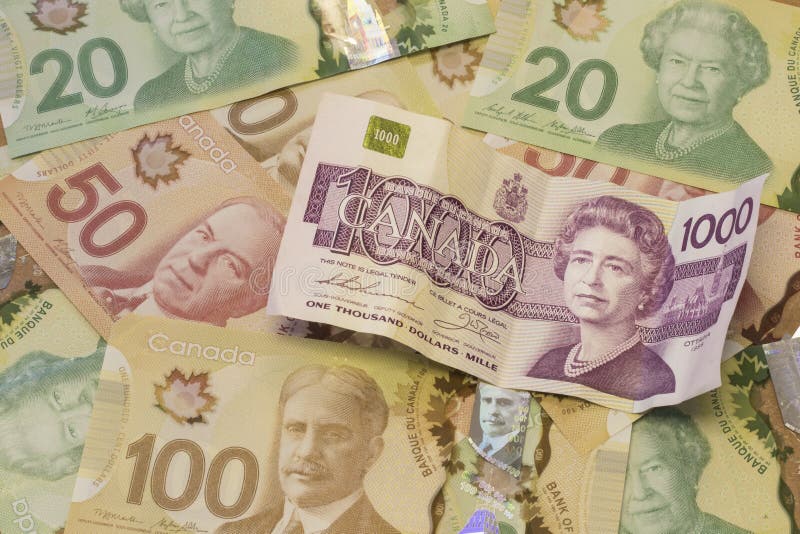 Dolara Kanadyjskiego waluta, rachunki/ obraz stock Dolara Kanadyjskiego waluta, rachunki/ obraz stock