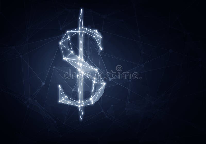 Dolarowy waluta symbol zdjęcie stock Dolarowy waluta symbol zdjęcie stock