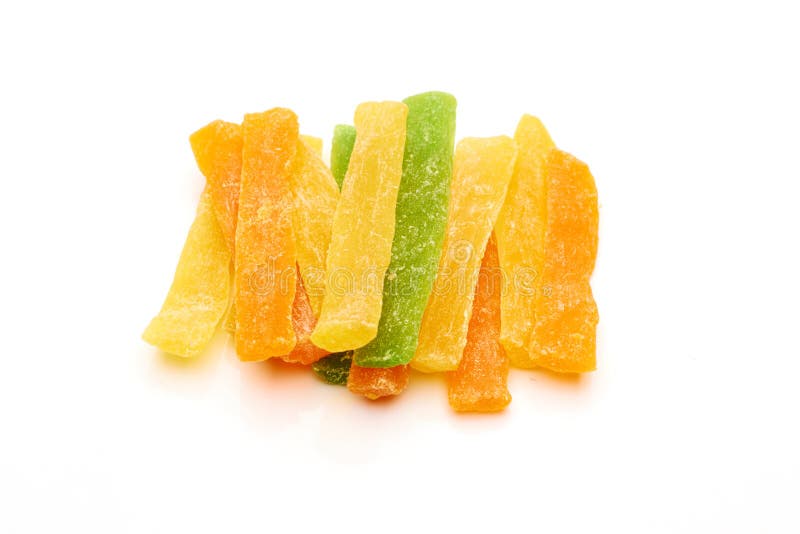 Dolce dolce dell'uva passa dell'albicocca. Lo zucchero delizioso fruttifica, che acidi organici ed utile molti al corpo umano
