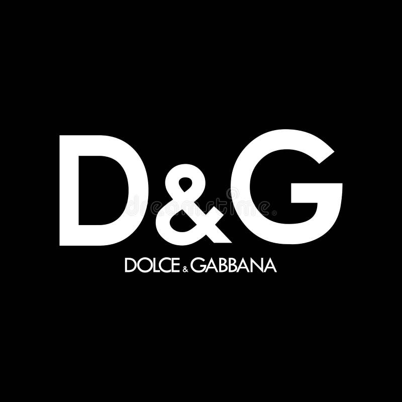 Dolce Gabbana. Logo Popular Clothing Brand. DOLCE GABBANA Famous