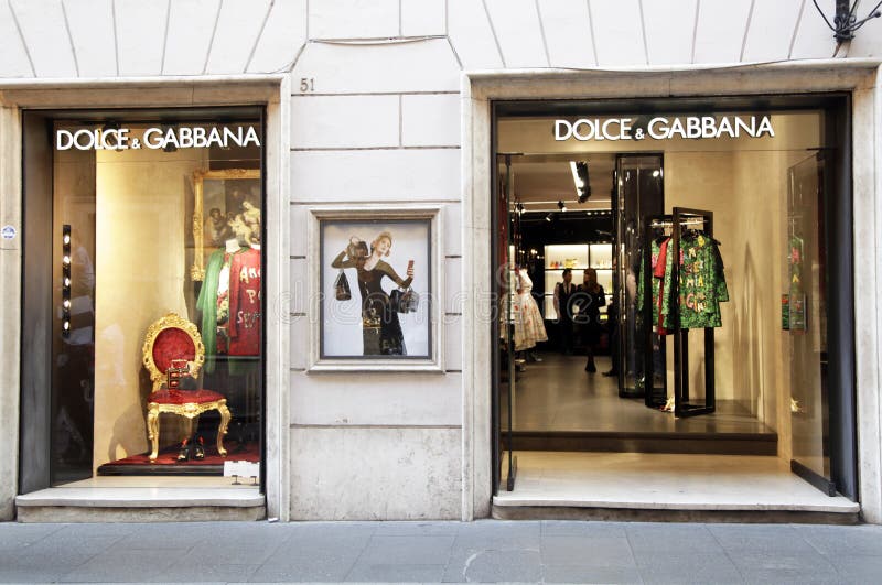 Dolce & Gabbana mody sklep obraz royalty free Dolce & Gabbana mody sklep obraz royalty free