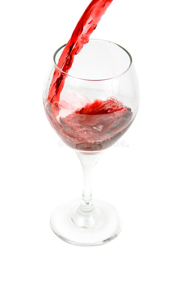 Dolewania wino obrazy royalty free