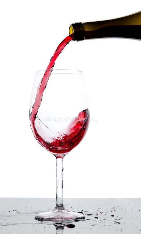 Dolewania wino obraz stock