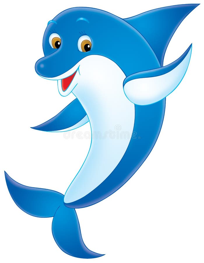 Dolfijn stock illustratie
