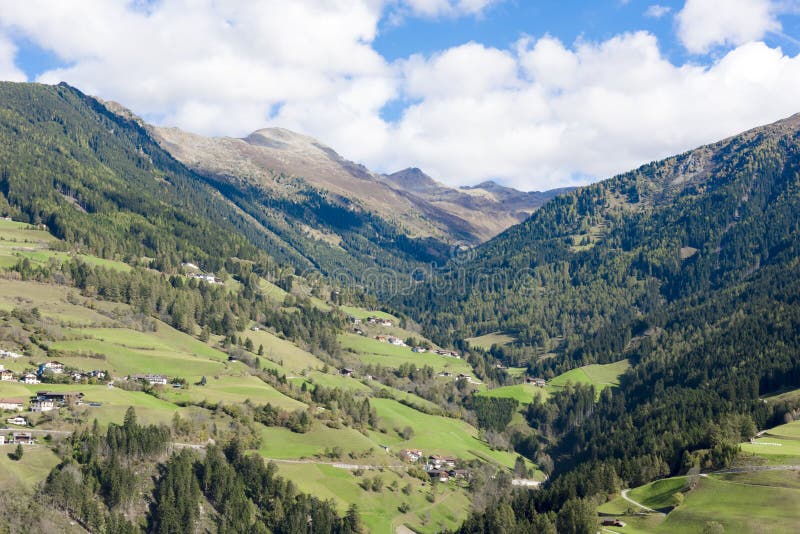 Typical valley in the mountains of Tyrol, Austria. Typical valley in the mountains of Tyrol, Austria