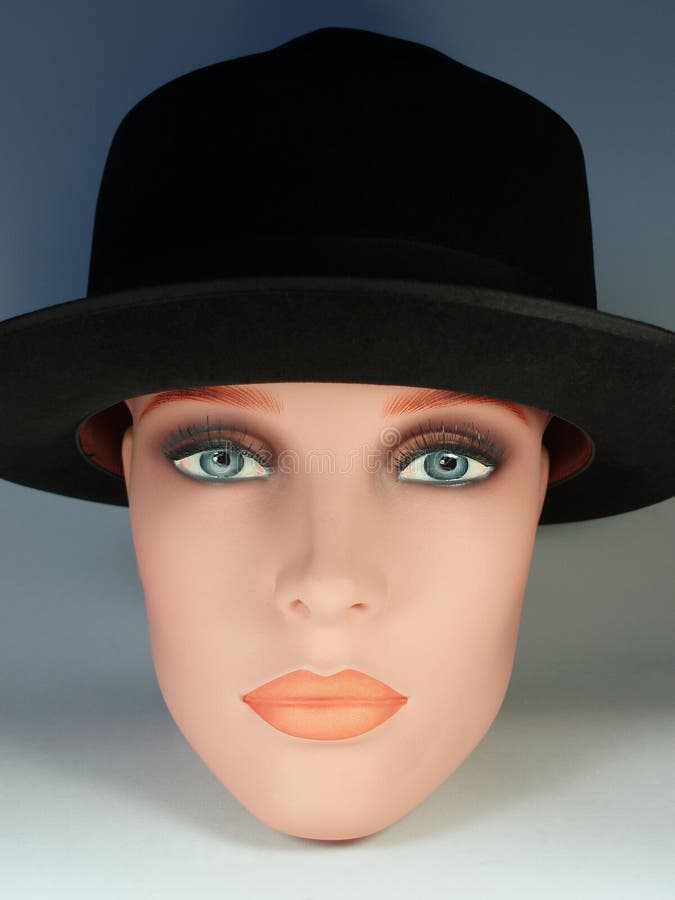 Doll with black hat 2 stock image. Image of doll, display 533229