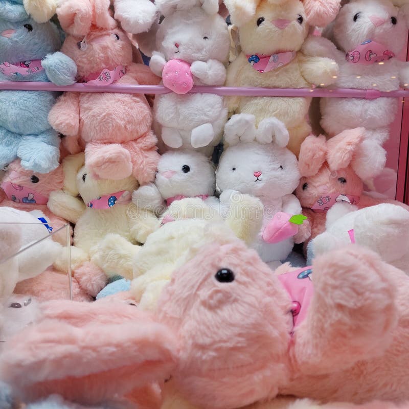 Doll Clamping Dexterity Game Machine Stock Photo Image of textile