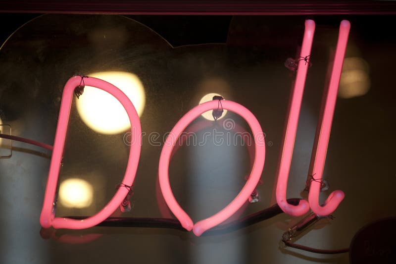 Neon light - Ouvert stock image. Image of glowing, message - 286905671