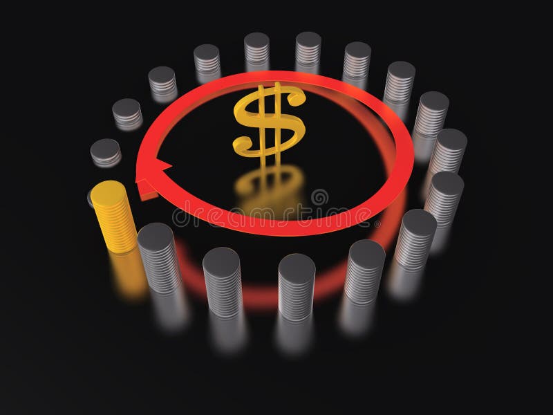 Dollar stock illustration