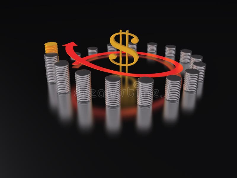 Dollar stock illustration