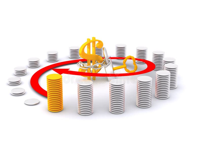 Dollar royalty free illustration