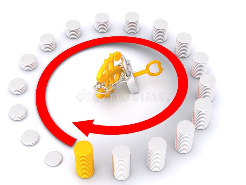 Dollar stock illustration