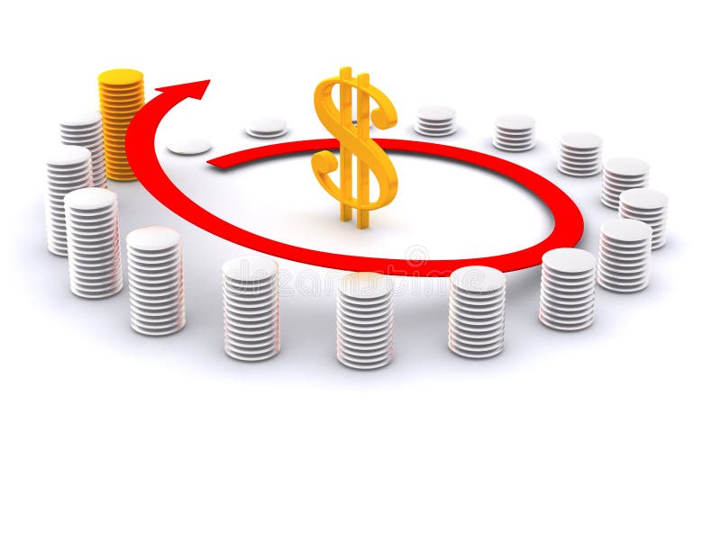 Dollar royalty free illustration