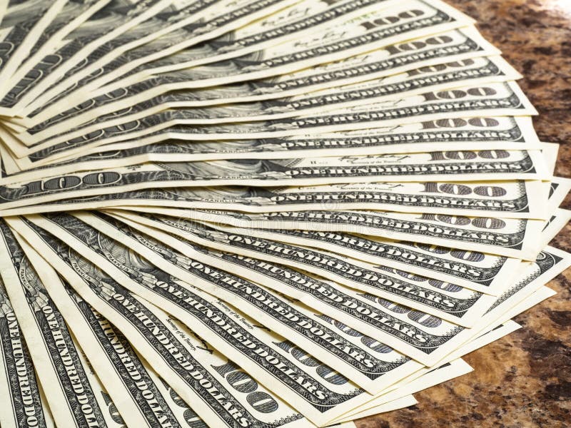 100 dollar bills stacked on the table stock photography 100 dollar bills stacked on the table stock photography