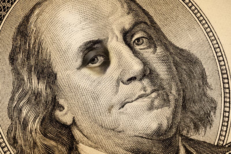 Ben Franklin Black Eye Dollar Stock Photos Free & RoyaltyFree Stock