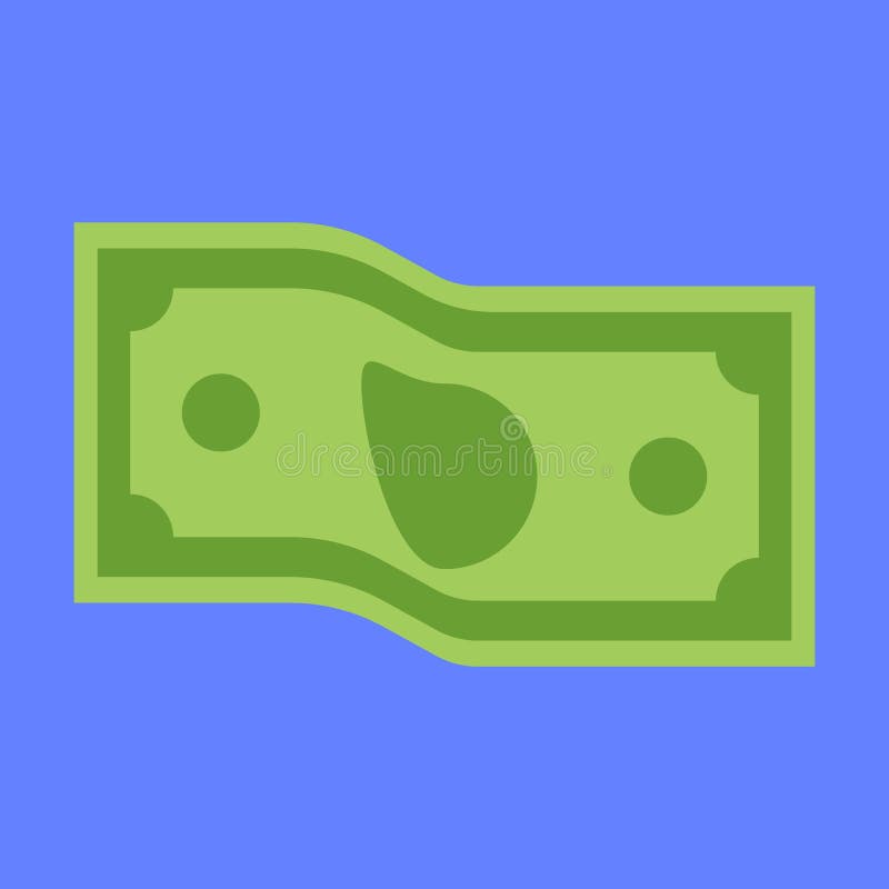 Dollar Cash Icon Vector. Dollar Money Illustration Stock Vector ...
