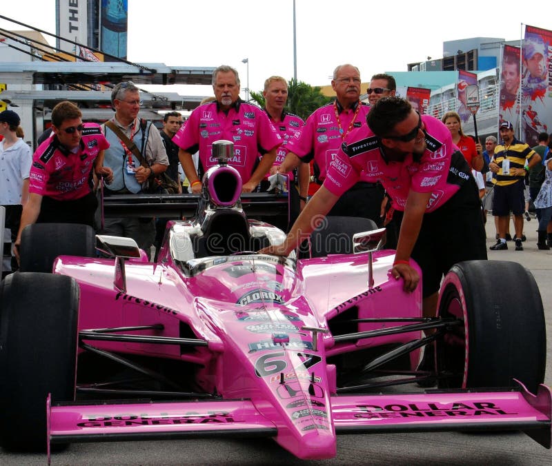 Dollar General Indy Car editorial photography. Image of checkered