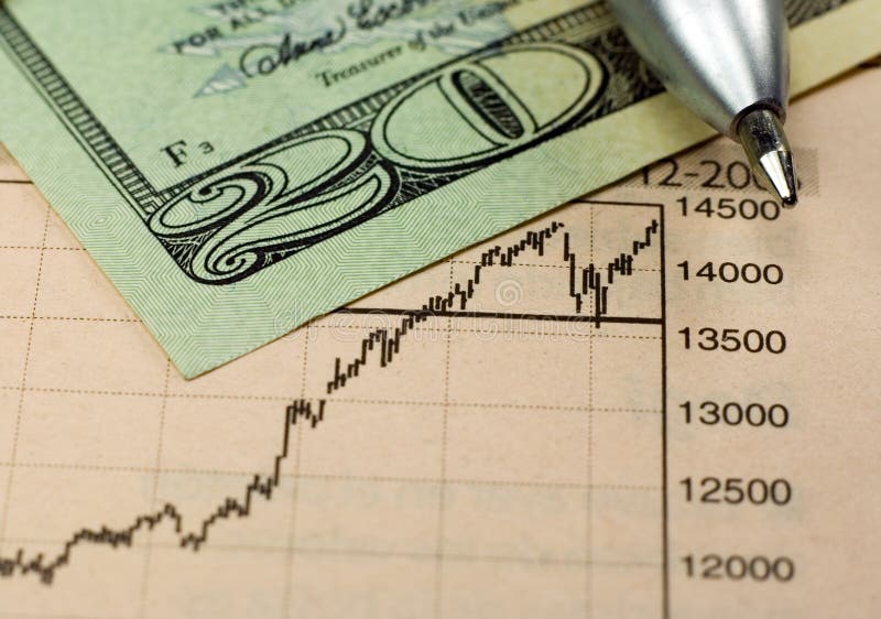 Dollar Investing royalty free stock photos