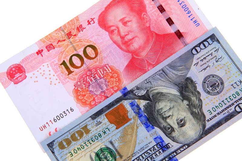 USD and RMB stock photo. Image of dollar, hundred 28441798