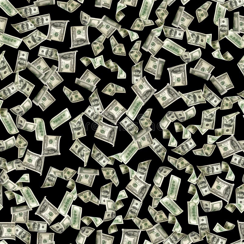 Dollar Seamless Money Background. One Hundred Dollars of America Stock  Photo - Image of dolar, dark: 197092750