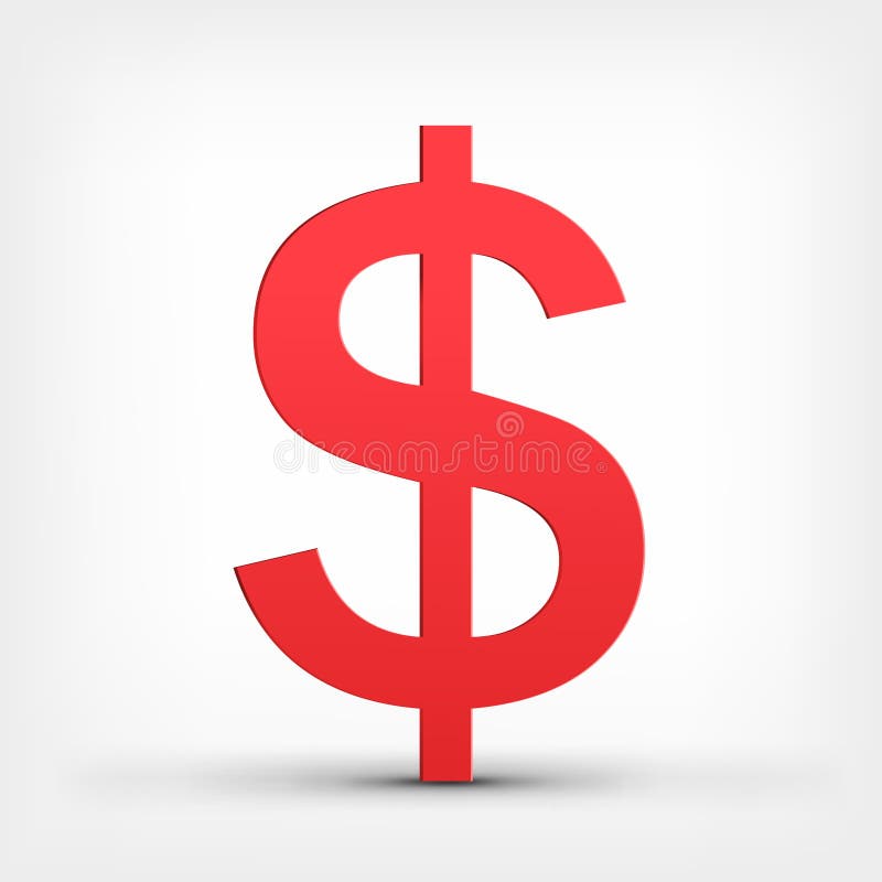 Dollar Sign stock vector. Illustration of style, sign 23829947