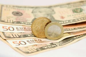 Dollar Vs Euro Stock Image Image Of America Exchange 23703767