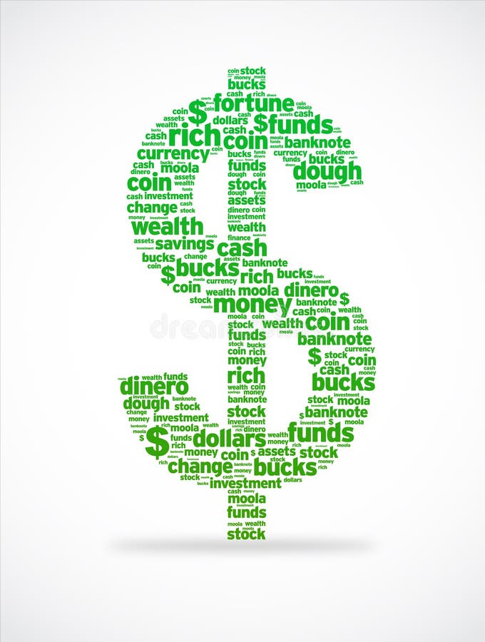 Dollar-Zeichen vektor abbildung Dollar-Zeichen vektor abbildung