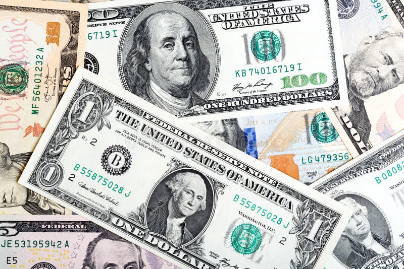 Dollari - fondi degli Stati Uniti d'America fotografie stock libere da diritti Dollari - fondi degli Stati Uniti d'America fotografie stock libere da diritti