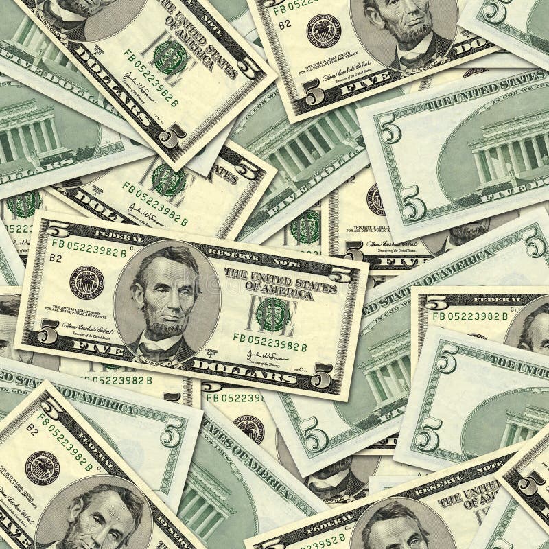 Dollars stock photo. Image of paper, heap, color, five - 27737798