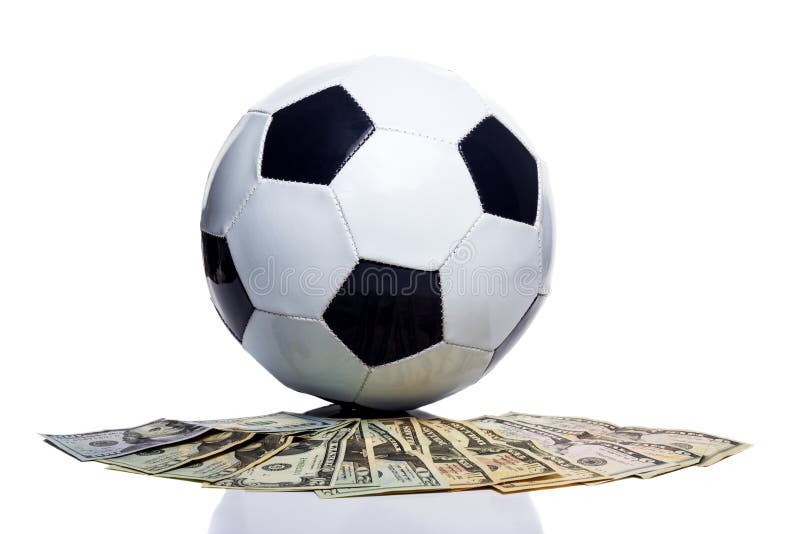 Dollars and ball stock photo. Image of american, ball 61361186
